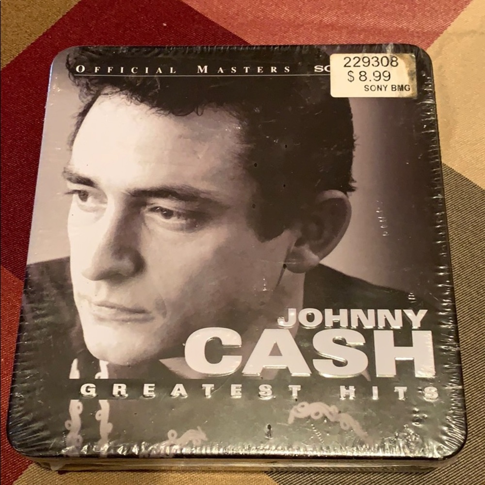 Johnny Cash greatest hit in collectable tin sealed